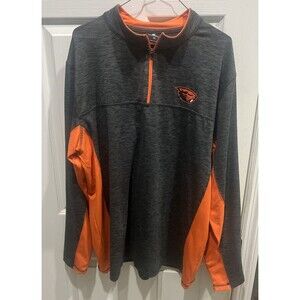 Oregon State University Beavers Mens Athletic 1/4 Zip Pullover Colosseum XL